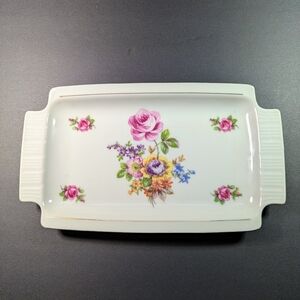 Vintage Colditz Porzellan (CP) Rectangular Serving or Vanity/Dresser Tray GDR
